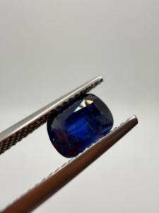 Zafiro Azul Natural Vívido de 2.20CT, 7.5X6X5 MM, Corte Cojín, Gema Preciosa Suelta de Ceilán, Sri Lanka, para Joyería - Product Image 4