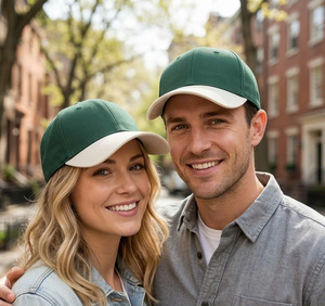 Gorras de Béisbol y Golf Personalizadas al por Mayor con Logotipo Bordado en 3D, de Dos Tonos, de Algodón, con Visera Curva y 6 Paneles - Product Image 6