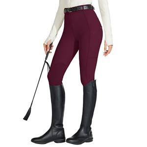 Vente Chaude Leggings d'équitation pour femme, Vêtements d'équitation sur mesure, Collants avec assise intégrale en silicone, Jodhpurs et Culottes d'équitation de course - Product Image 4