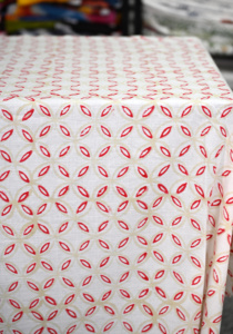 Vente en gros nappe en coton à fleurs OEM pour la maison et le mariage, fabriquée à la main, imprimée en blocs, disponible pour la salle à manger et la maison - Product Image 6