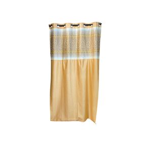 Cortina Moderna de Poliéster Plisada con Ojales, Ignífuga, 122 x 213 cm, Lista para Usar en el Hogar o Hoteles - Product Image 2