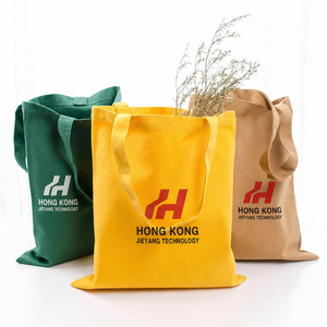 Custom Logo Canvas Eco-Friendly Recyclable Shopping Grocery <b>Tote</b> Cotton Dust <b>Tote</b> Bag with Customizable Size & Color - Product Image 2