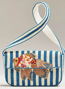 Sac à bandoulière à thème golf avec perles et nom brodé Melissa, style preppy, poignée verte, usage quotidien - Product Image 5