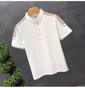 Nueva Camiseta Polo Estampada para Hombre, Camisetas Polo de Algodón Lisas para Hombre, Camisetas Polo Casuales de Manga Corta Bordadas - Product Image 4