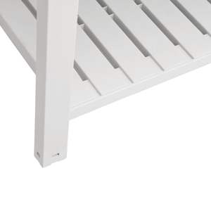 Grand abri de jardin et bac de rangement en polypropylène blanc durable pour potager surélevé - Product Image 6
