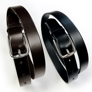 Cinturón de Cuero Genuino Italiano Hecho en Corea, Ancho 23mm, Largo 105cm, Negro/Marrón, Grosor 3mm, Sistema de Correa Reemplazable HN12 - Product Image 5