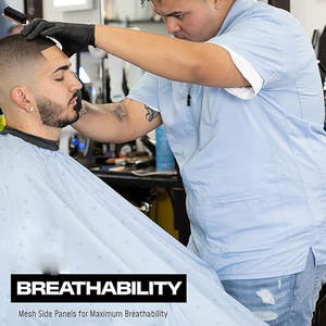 Chaleco de Barbero para Hombre, Uso en Salón, Corte de Cabello, Peinado, Diseño Cómodo para Trabajo Profesional Diario - Product Image 3