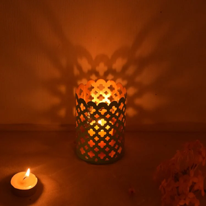 Saanjh Eco-Friendly Portable <b>Tealight</b> <b>Holder</b> for Home Decoration Valentine's Day & Outdoor Use - Product Image 2