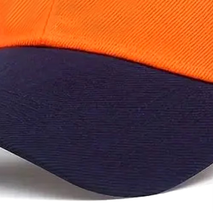 Gorra de Béisbol de Dos Tonos, Estilo Nuevo, Naranja y Azul Marino, Ajustable, Deportiva, con Logotipo Personalizado, Informal, para Exteriores, Unisex, al por Mayor - Product Image 6