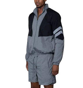 Custom OEM Wholesale Supplier <b>Waterproof</b> Polyester Windbreaker Set Tracksuit Bulk Manufacturer Private Label - Product Image 1