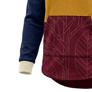 Sweat-shirt à capuche personnalisé pour la tonte des moutons, à queue allongée, avec broderie et impression OEM ODM - Product Image 4