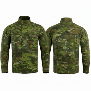 Fashionable Customized <b>Camouflage</b> Pattern <b>Jacket</b> Lightweight Outdoor Utility Long Sleeve Stand Collar Workwear Cotton <b>Jackets</b> - Product Image 5