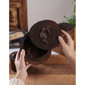 Caja de Madera de Teca Hecha a Mano para Cuentas de Oración |   Diseño Art Deco en Madera de Caoba |   Venta al por mayor - Product Image 5
