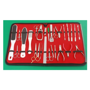 Kit de soin des ongles, des cuticules et de la peau de qualité supérieure, manucure et pédicure, neuf, 27 pièces, approuvé CE ISO13485 - Product Image 1