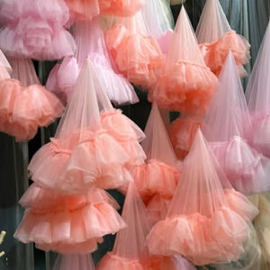 Voiles de nuages romantiques modernes LANJO pour décoration de mariage, fête d'anniversaire, toiles de fond murales, accessoires de photographie suspendus au plafond - Product Image 3