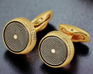 Bijoux de luxe pour hommes, boutons de manchette |   Boutons de manchette personnalisés en acier inoxydable et argent sterling 925 pour mariage et affaires - Product Image 1