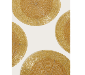 Set de table brodé perlé, produit de qualité supérieure, prix avantageux, bonne promotion, sets de table perlés - Product Image 2