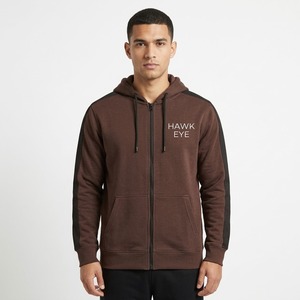 Sweat à capuche zippé pour homme, grande taille, en polaire douce de luxe, brodé sur mesure, pour le sport et la gym, vente en gros - Product Image 4