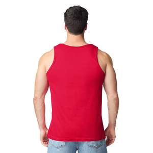<b>Mens</b> Sleeveless Tank Top <b>Running</b> Gym Workout Fitness Training Casual 100% Cotton Soft Breathable Athletic Summer <b>Vest</b> Logo Front - Product Image 2