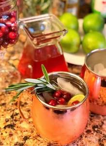 <b>Copper</b> Moscow mule cup set for refined designer refreshment <b>tables</b> hammered finish metal cups durable reusable party mugs - Product Image 3