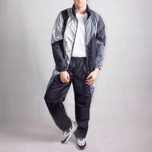High Quality Men's Outdoor Running Streetwear Windbreaker <b>Jogger</b> <b>Set</b> <b>Plus</b> <b>Size</b> Breathable Lightweight Polyester/Nylon Fabric - Product Image 1