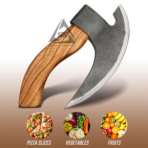 Hacha para Cortar Pizza de Alta Calidad para Uso Profesional, con Mango de Madera, Tamaño Personalizado y Hoja de Acero Inoxidable - Product Image 2