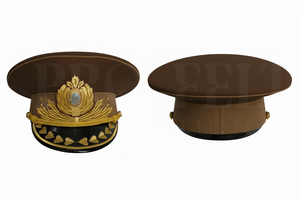 Apparel Outdoor Uniform Accessory Peak <b>Cap</b> Custom Design Formal Uniform <b>Hat</b> Gold Decoration Adjustable Outdoor Headwear - Product Image 2