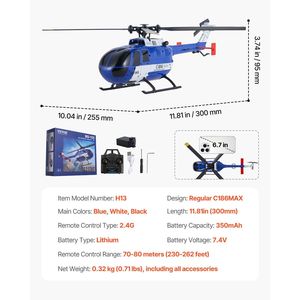 6 assi giroscopio telecomando RC elicottero 4 canali giocattolo aereo per bambini regalo perfetto - Product Image 5