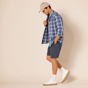 Men's Cotton Bermuda Shorts Mid Waist Button Fly Casual Style with Pockets Breathable Woven Fabric Quick Dry Summer Outdoor - Product Image 6
