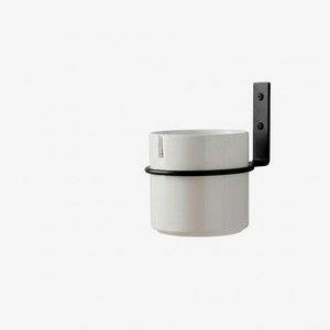 Pots de fleurs modernes en fer, revêtement poudré blanc, ronds, résistants à la rouille, légers, grands, pour jardin intérieur/extérieur - Product Image 6