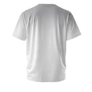 เสื้อยืดโอเวอร์ไซส์สีเทาไล่เฉดขาวสำหรับผู้ชายปี 2026 ผ้าฝ้าย สไตล์สตรีทแวร์ เสื้อยืดเปล่า - Product Image 6