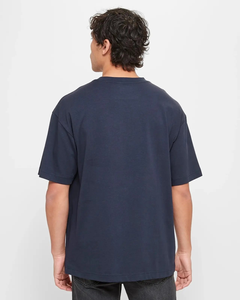 Camiseta de Hombre Oversize de Algodón 100% de 240 g/m² de Color Liso con Hombros Caídos, Venta al por Mayor Personalizada 2025 - Product Image 1