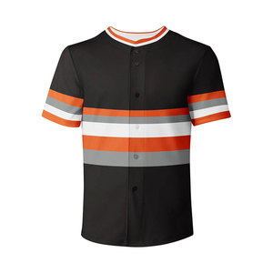 เสื้อเบสบอลสีพื้นแบบสวมใส่สบาย แห้งเร็ว ทรงเข้ารูปสำหรับผู้ชาย - Product Image 1