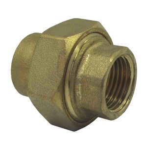 Conexión en T de latón de bajo precio con reducción de extremo para soldar, para línea de distribución de agua potable, accesorios de tubería galvanizados económicos - Product Image 1