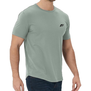 Custom Athletic Plain Crew Neck Men's T-<b>Shirts</b> Lightweight Breathable Casual Gym Training Tee Wholesale USA Supplier <b>Y2K</b> - Product Image 4