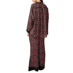 Pijama de Seda 100% Tejida para Mujer, de Alta Calidad, Personalizable, con Diseño Sólido y Corte Completo - Product Image 6