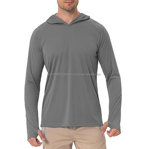 <b>Men's</b> Sun protection Hoodie Sun protection Clothing Long Sleeve Hooded <b>Swimming</b> Fishing <b>Shirt</b> Light - Product Image 1