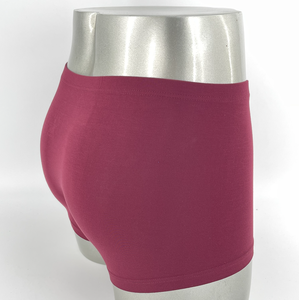 Boxers classiques pour hommes en modal et élasthanne, couleur bordeaux, confortables, respirants, imprimés, antibactériens - Product Image 3