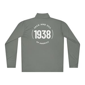 เสื้อสเวตเชิ้ตสีขาวแบบ unisex คอซิปสีเทา ปักลายที่คอเสื้อ แขนยาว สไตล์ลำลอง ธุรกิจ แฟชั่น - Product Image 2