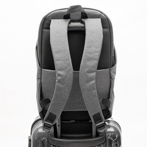 Gray Hidden Zipper Anti-theft Design <b>Backpack</b> <b>Computer</b> Bag Business Bag Daily <b>Backpack</b> - Product Image 5