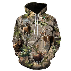 Sweat à capuche camouflage pour la chasse, doux et résistant, idéal pour la randonnée, le camping et le suivi. - Product Image 2
