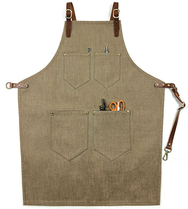 Delantal de Peluquería con Bolsillo, Delantal de Salón con Cuello Ajustable, Delantal de Peluquero para Barbería - Product Image 4