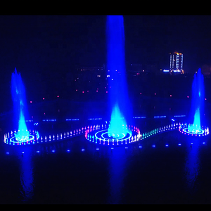 Fuente Musical Exterior LED de Acero Inoxidable Moderna, Grande, Personalizada y de Buena Calidad Profesional - Product Image 3