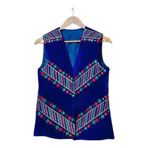 Ethnic <b>Men</b> Afghani Waistcoat <b>Men</b> <b>Vests</b> & Waistcoat Premium Embroidered Wedding <b>Vest</b> Manufacturer Export - Product Image 1