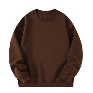 Dark Blue Oversized Men Sweatshirt Fleece Crewneck Private Label Wholesale Apparel Manufacturer Bulk Supplier USA EU Brand US - Product Image 2
