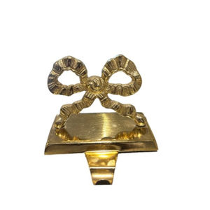 Juego de 2 Soportes Dorados para Calcetines de Navidad, Colgadores de Metal con Peso para Chimenea, Decoración Navideña a Bajo Precio - Product Image 4