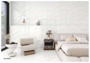 Azulejo de Porcelana Brillante de Formato Grande 24x48 Pulgadas, Acabado Premium, Estilo Mármol, para Paredes y Pisos, Diseño Comercial y Residencial - Product Image 4