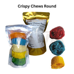 Jouets à mâcher durables pour petits animaux, hamsters et lapins, en loofah croustillant, ronds, pour le divertissement des animaux de compagnie - Product Image 2