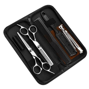 IMANS ENTERPRISES IE-BK-0299 Kit de ciseaux à cheveux professionnels en acier inoxydable, ciseaux de coiffure, ensemble d'outils de coiffure pour salon de coiffure - Product Image 4