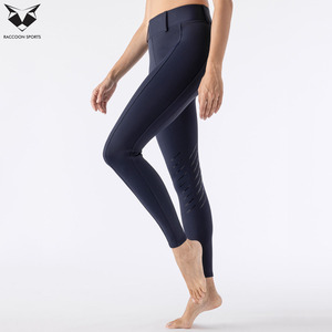 Skinny Fit <b>Stretch</b> Competition Breeches, Wholesale Equestrian Pants Manufacturer OEM Breathable Horseback Riding Trousers - Product Image 2